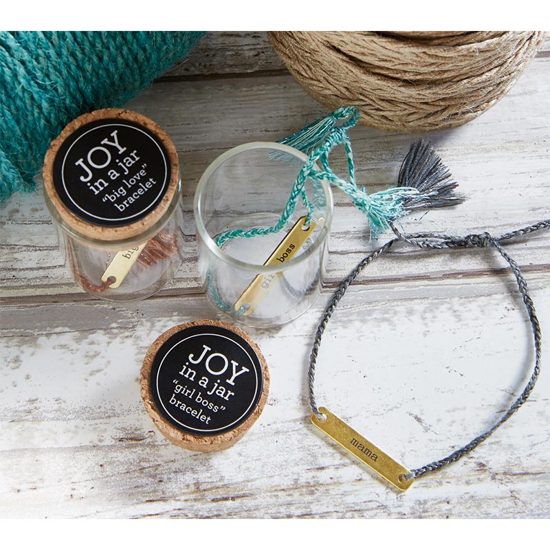 Mama Adjustable Bracelet | In a Giftable Glass Jar with Cork Lid