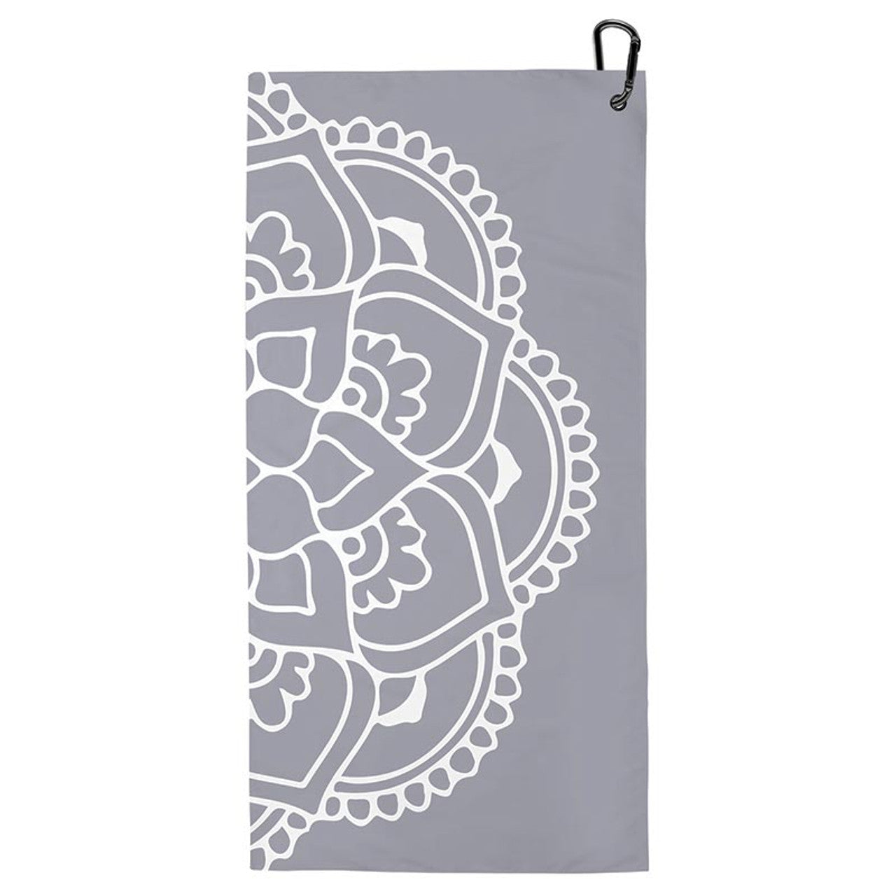 Mandala Yoga Mini Sport Towel | Quick Dry Towel with Pouch | 30" x 15"