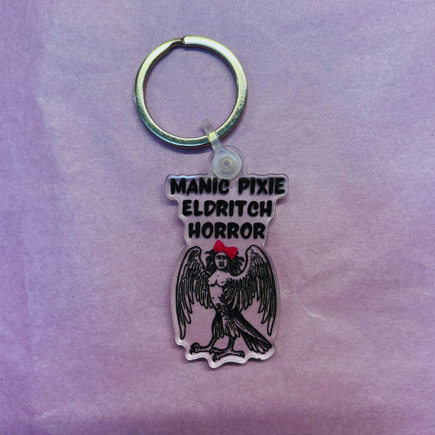 Manic Pixie Eldritch Horror Acrylic Keychain