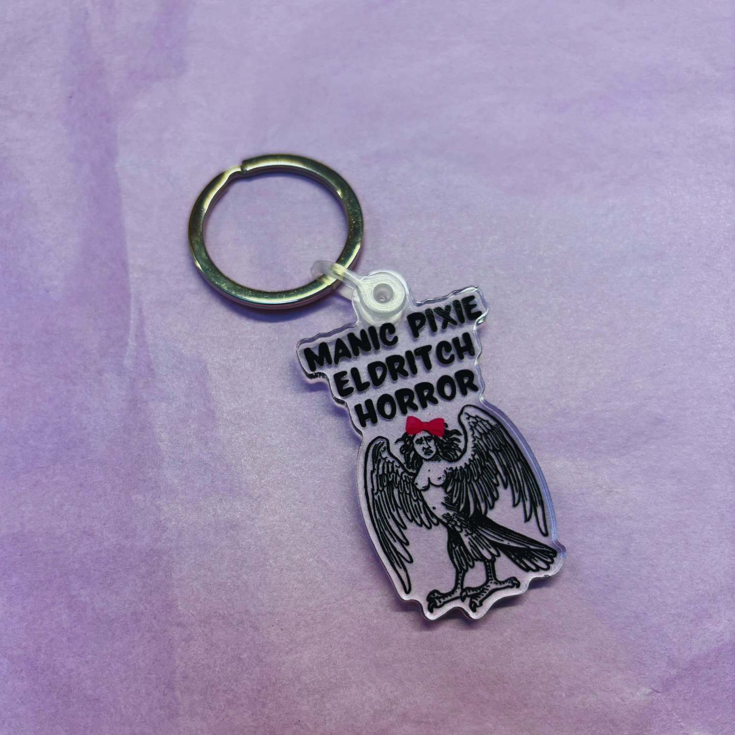 Manic Pixie Eldritch Horror Acrylic Keychain