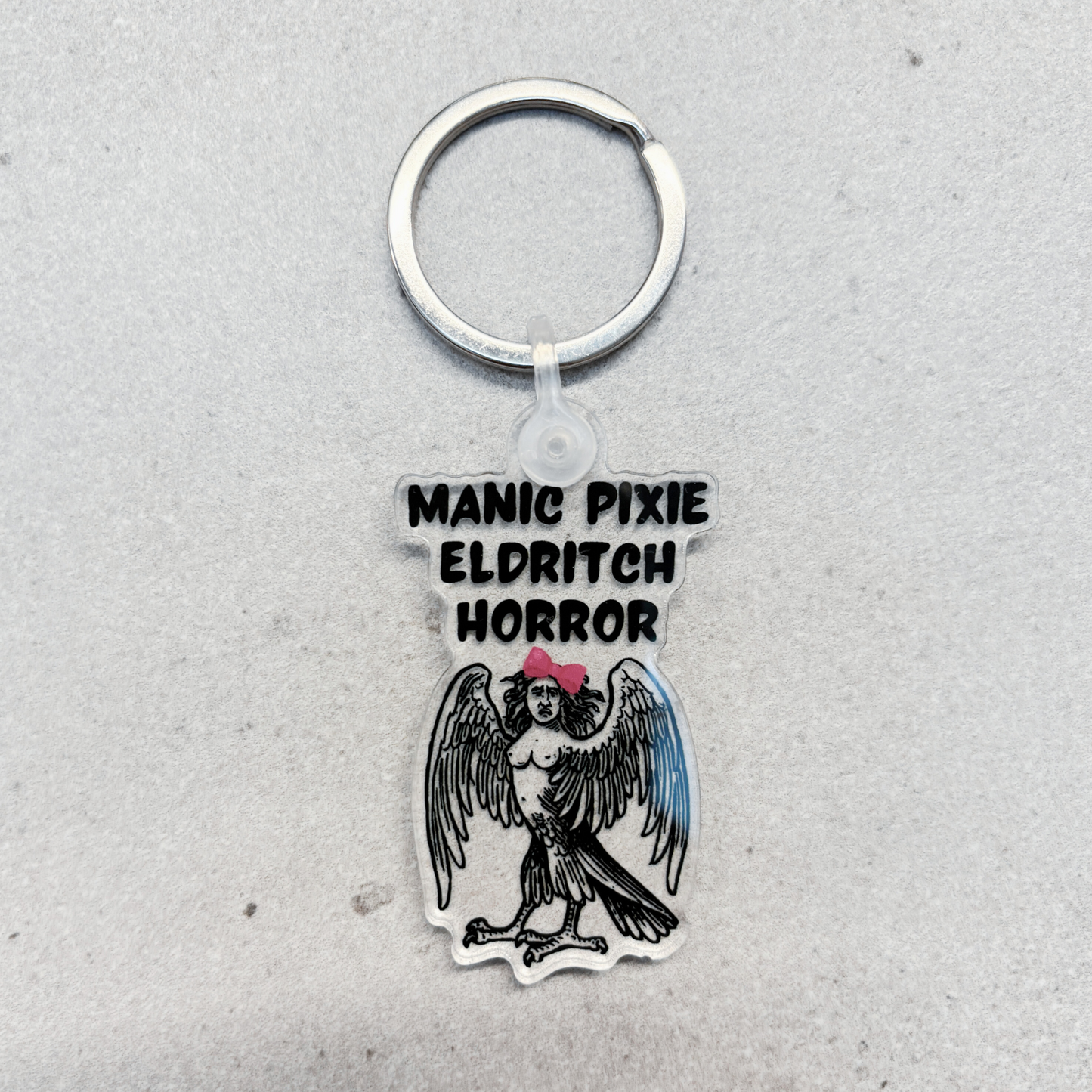 Manic Pixie Eldritch Horror Acrylic Keychain