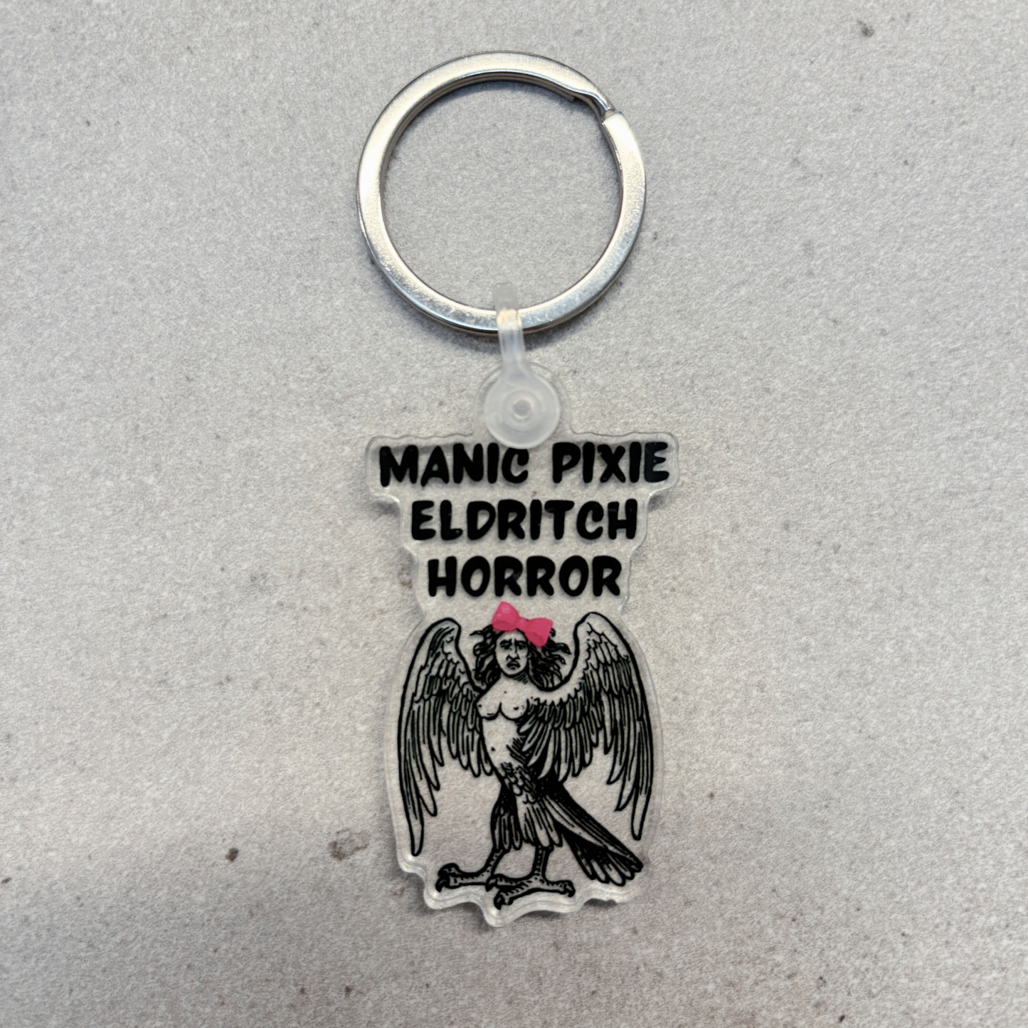 Manic Pixie Eldritch Horror Acrylic Keychain