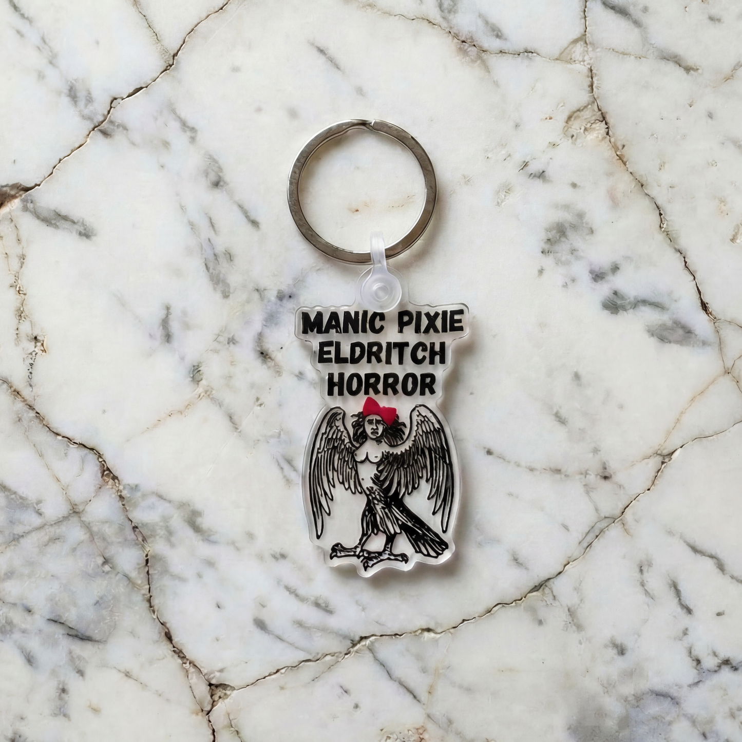 Manic Pixie Eldritch Horror Acrylic Keychain