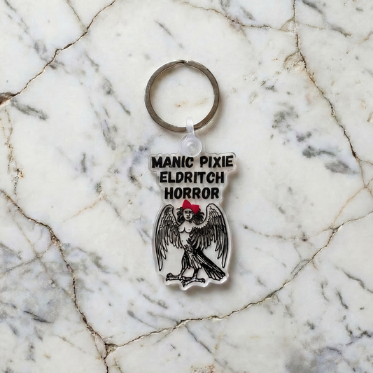 Manic Pixie Eldritch Horror Acrylic Keychain