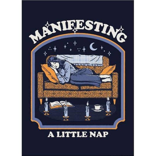Manifesting A Little Nap Rectangular Refrigerator Magnet | 3.5" x 2.5"