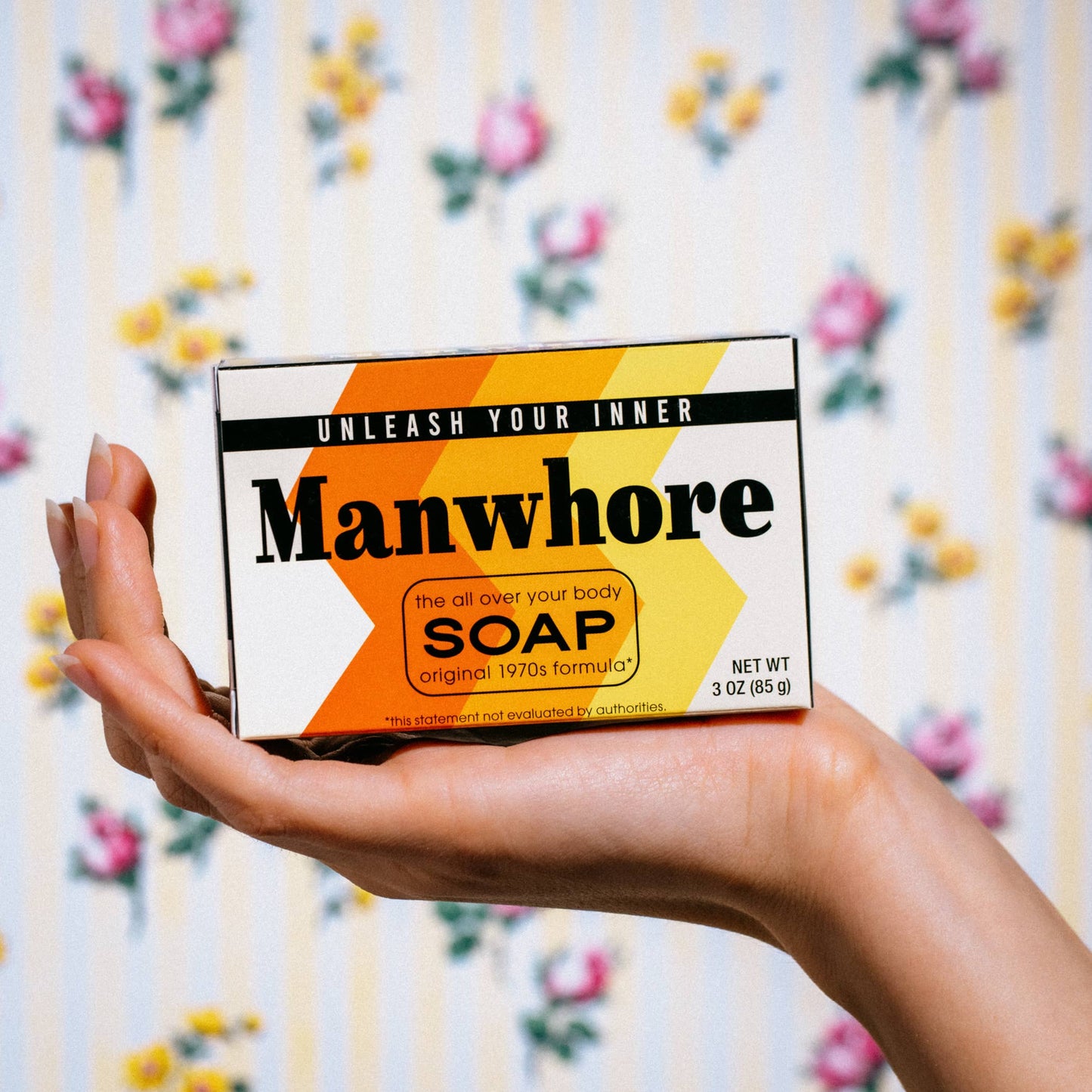 Manwhore Triple Milled Boxed Bar Soap | Funny Novelty Soap for Him