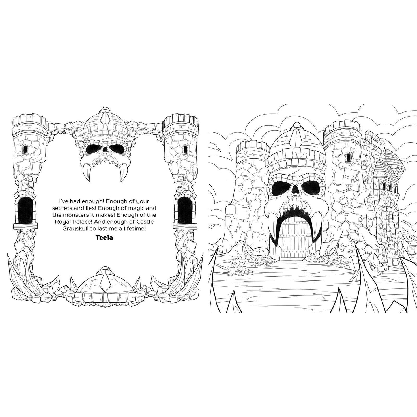 Masters of the Universe Revelation Coloring Book by Mattel | Essential Gift for Fans