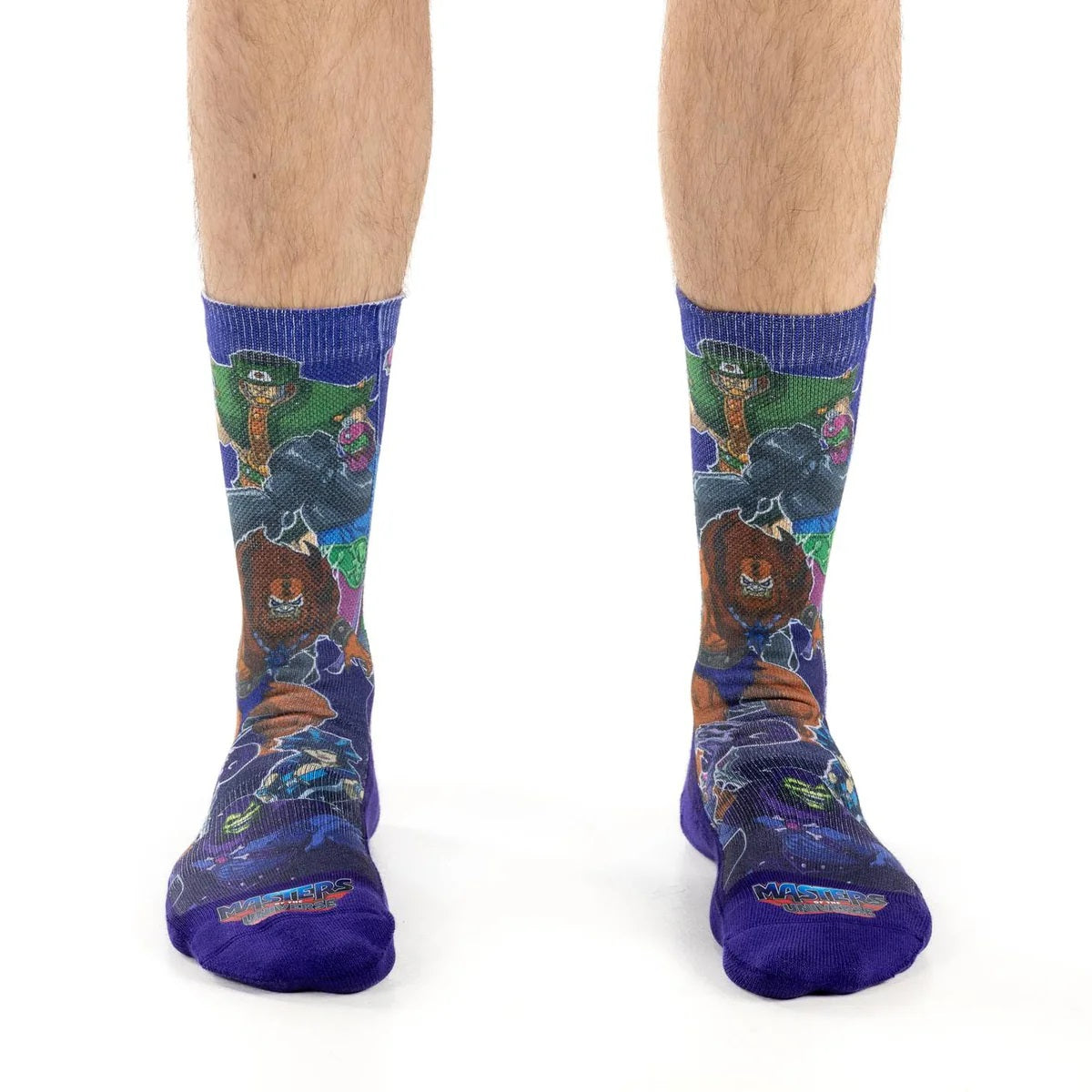Masters of the Universe Villains Men's Socks | Colorful Retro Cartoon Novelty Crew Socks
