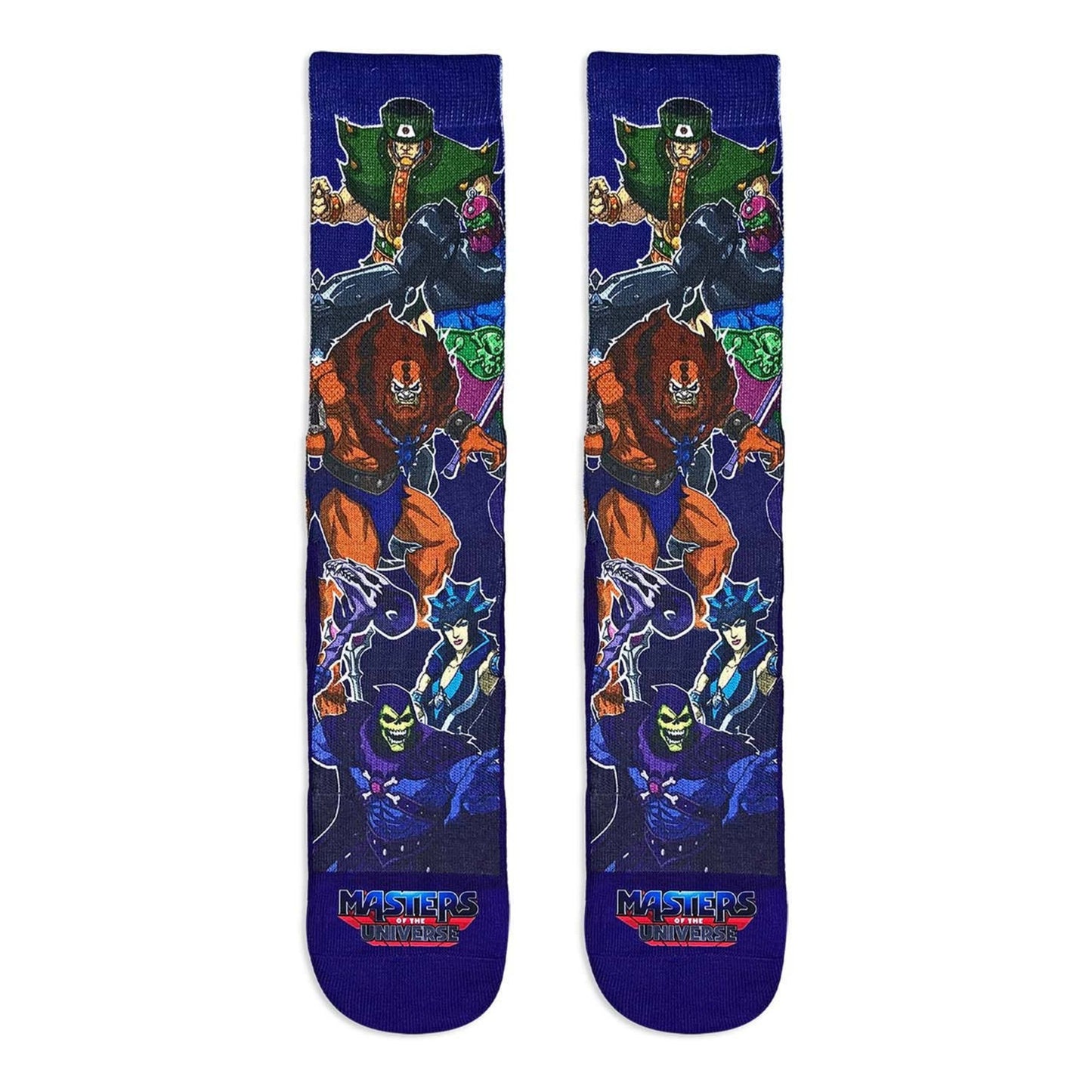 Masters of the Universe Villains Men's Socks | Colorful Retro Cartoon Novelty Crew Socks