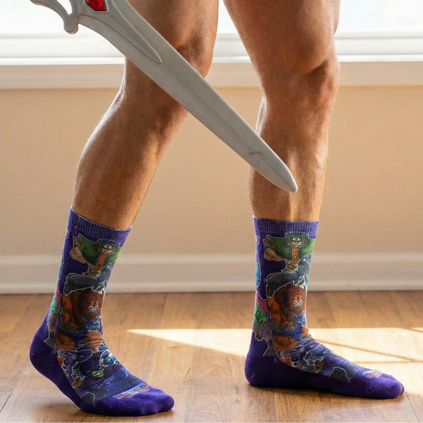 Masters of the Universe Villains Men's Socks | Colorful Retro Cartoon Novelty Crew Socks