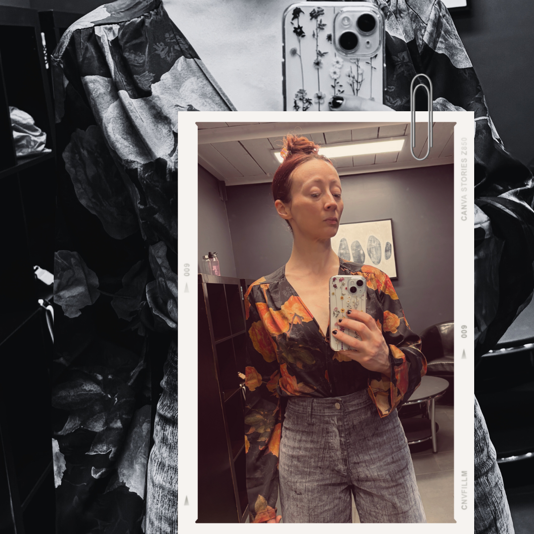 Maya Silky Floral Bodysuit in Black [Sizes XS-XL]