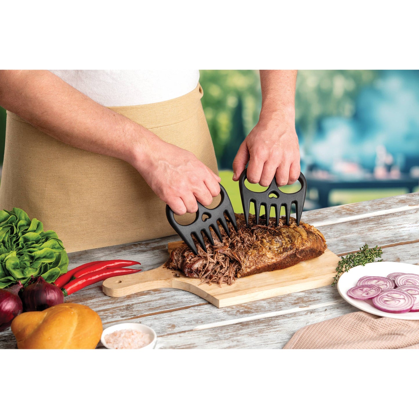 Meat Muncher Handheld Meat Shredders in Set of 2 | BBQ Accessories and Grilling Gifts