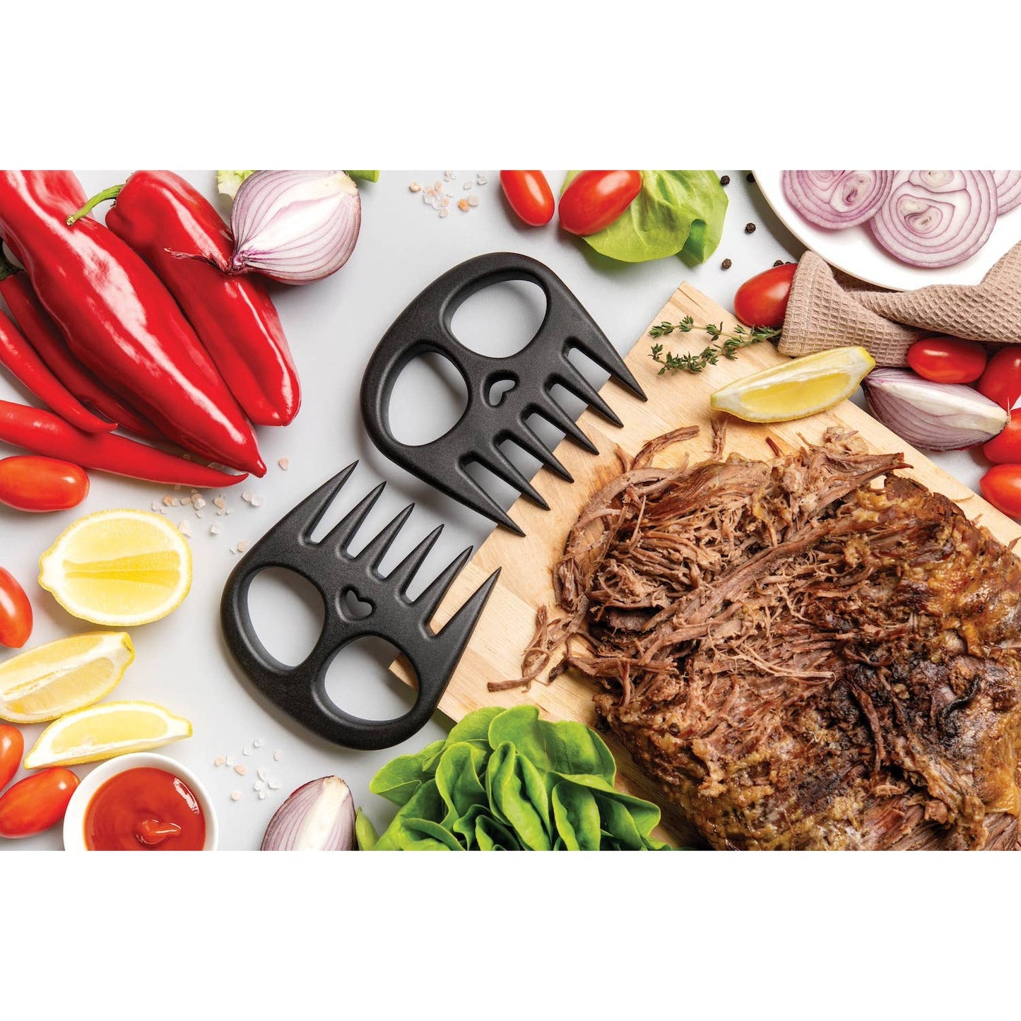 Meat Muncher Handheld Meat Shredders in Set of 2 | BBQ Accessories and Grilling Gifts