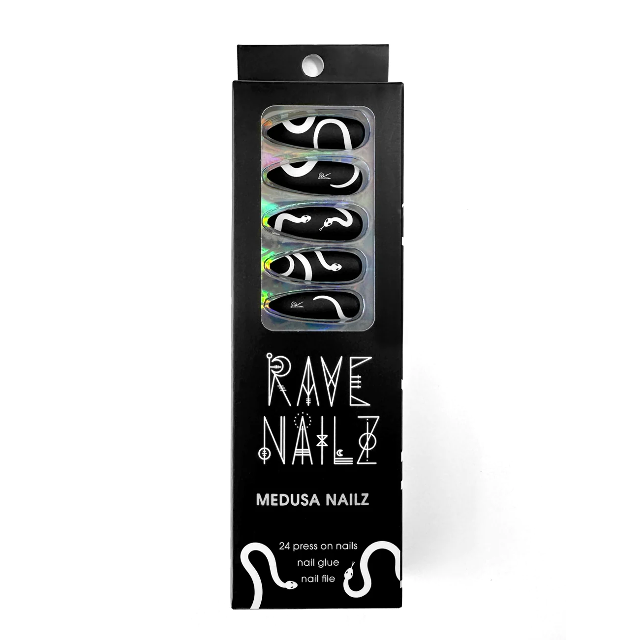Medusa Nailz | Press On Nail Kit Includes 24 Nails