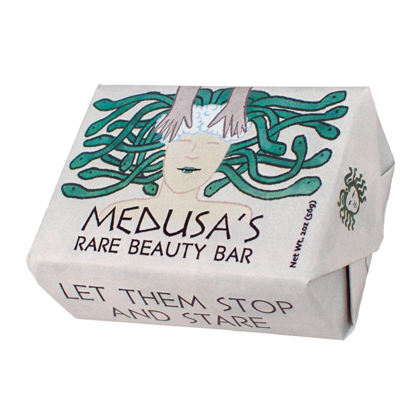 Medusa’s Rare Beauty Mini Bar Soap | Cucumber Aloe Glycerin Soap with Shea & Cocoa Butter, Mythology Inspired