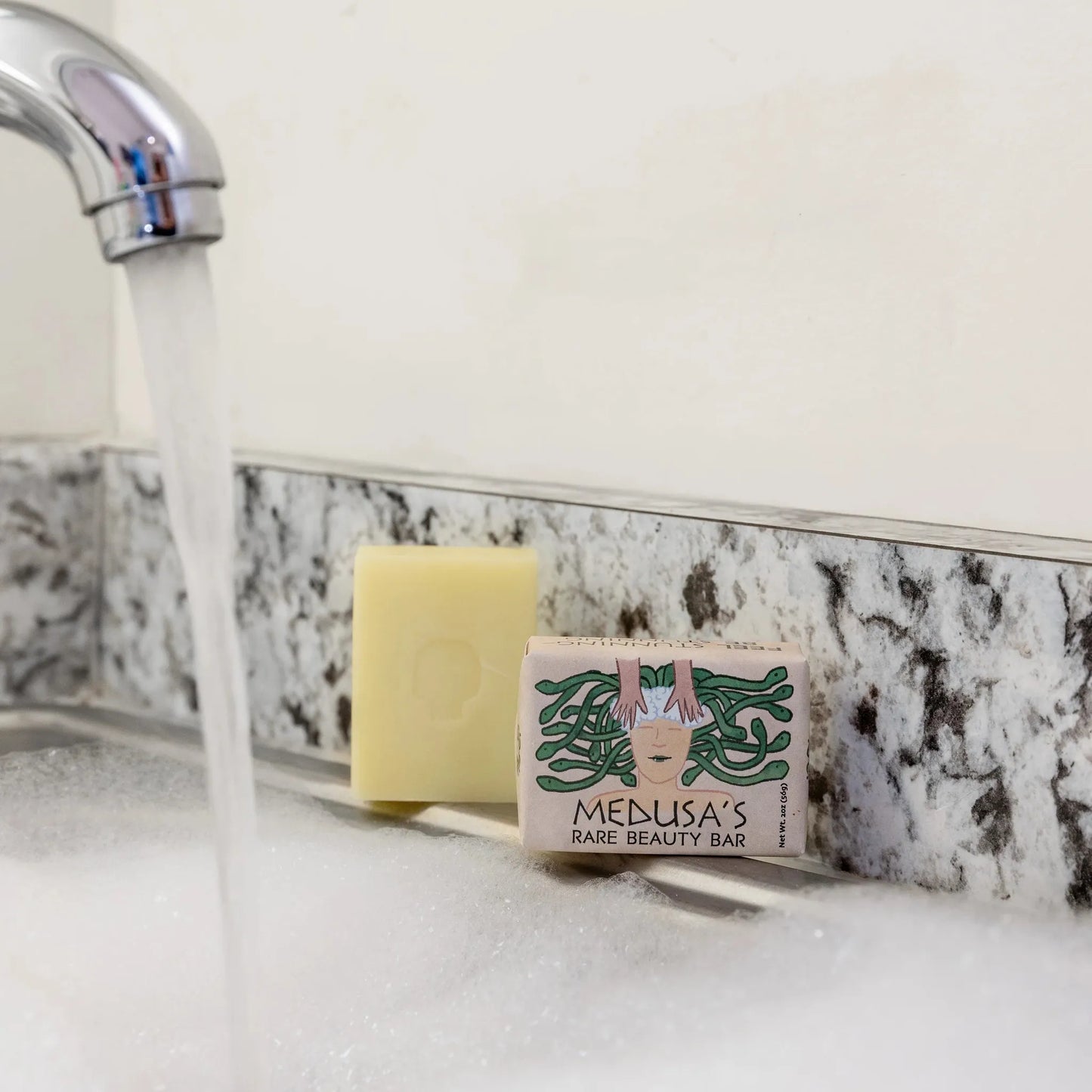 Medusa’s Rare Beauty Mini Bar Soap | Cucumber Aloe Glycerin Soap with Shea & Cocoa Butter, Mythology Inspired