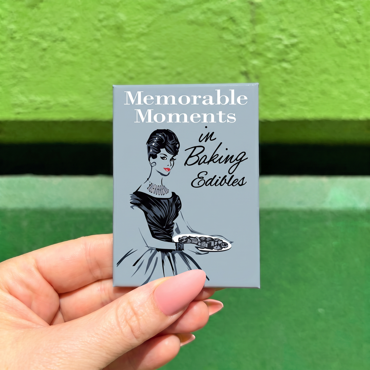 Memorable Moments in Baking Edibles 2.5" x 3.5" Vintage Art Magnet-Fridgedoor-The Bullish Store