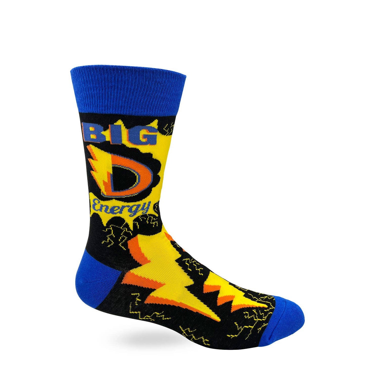 Men's Big D Energy Novelty Crew Socks