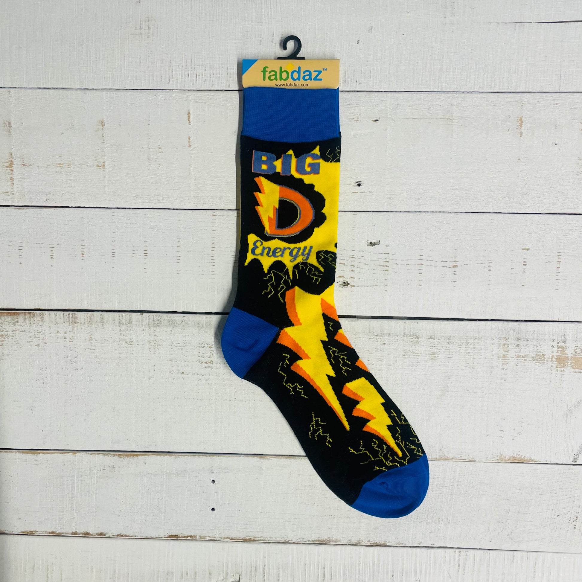 Men's Big D Energy Novelty Crew Socks