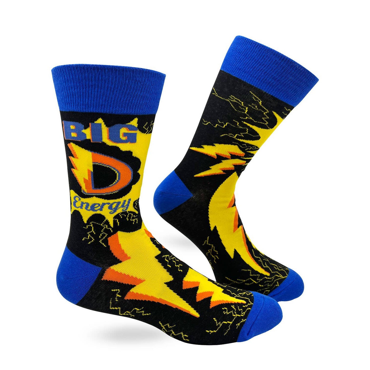 Men's Big D Energy Novelty Crew Socks