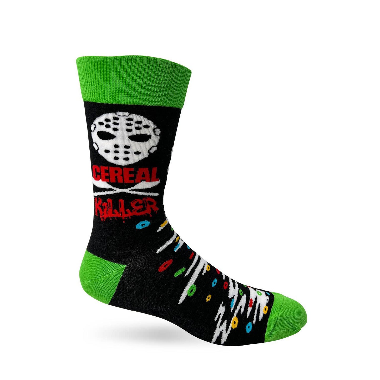 Men's Cereal Killer Novelty Crew Socks