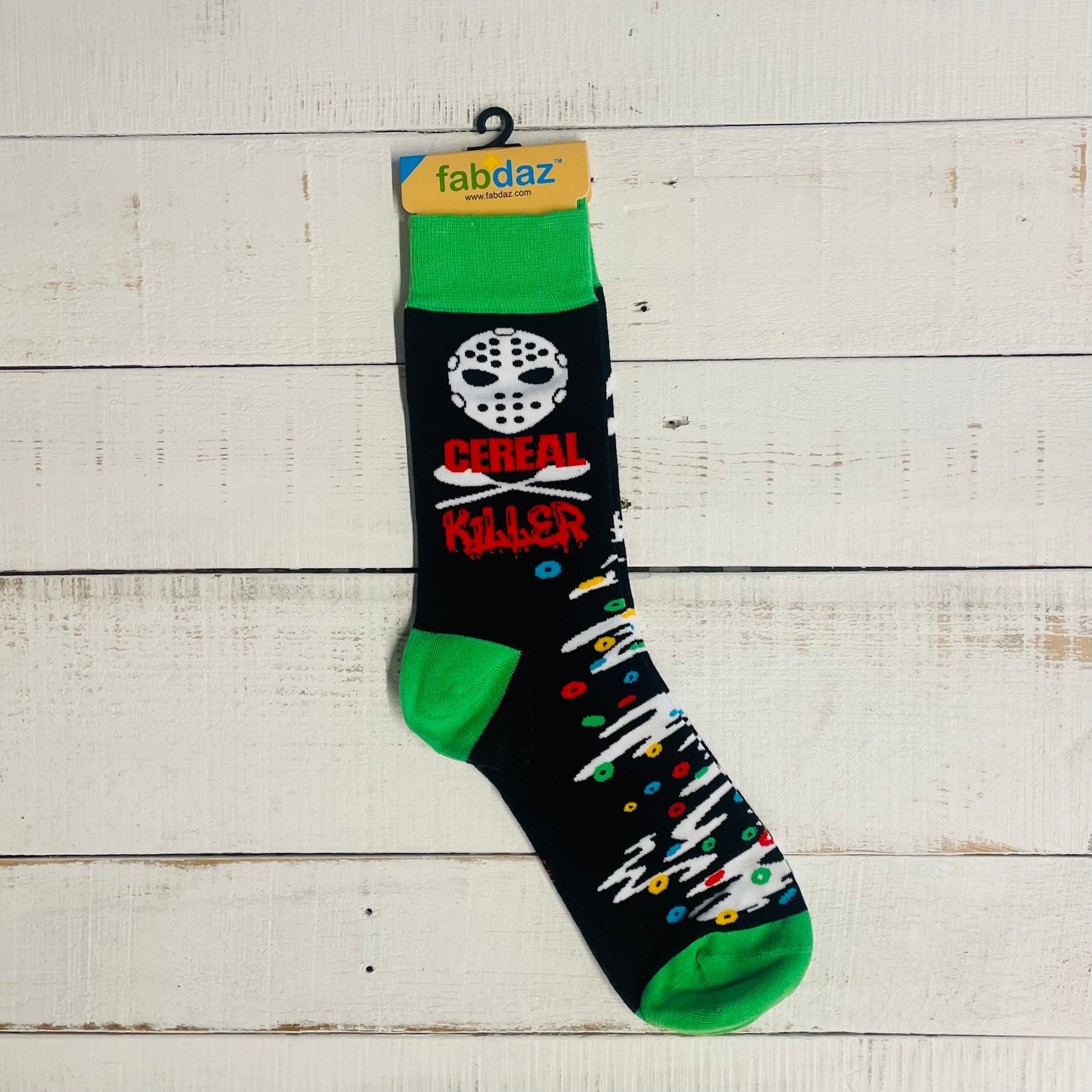 Men's Cereal Killer Novelty Crew Socks