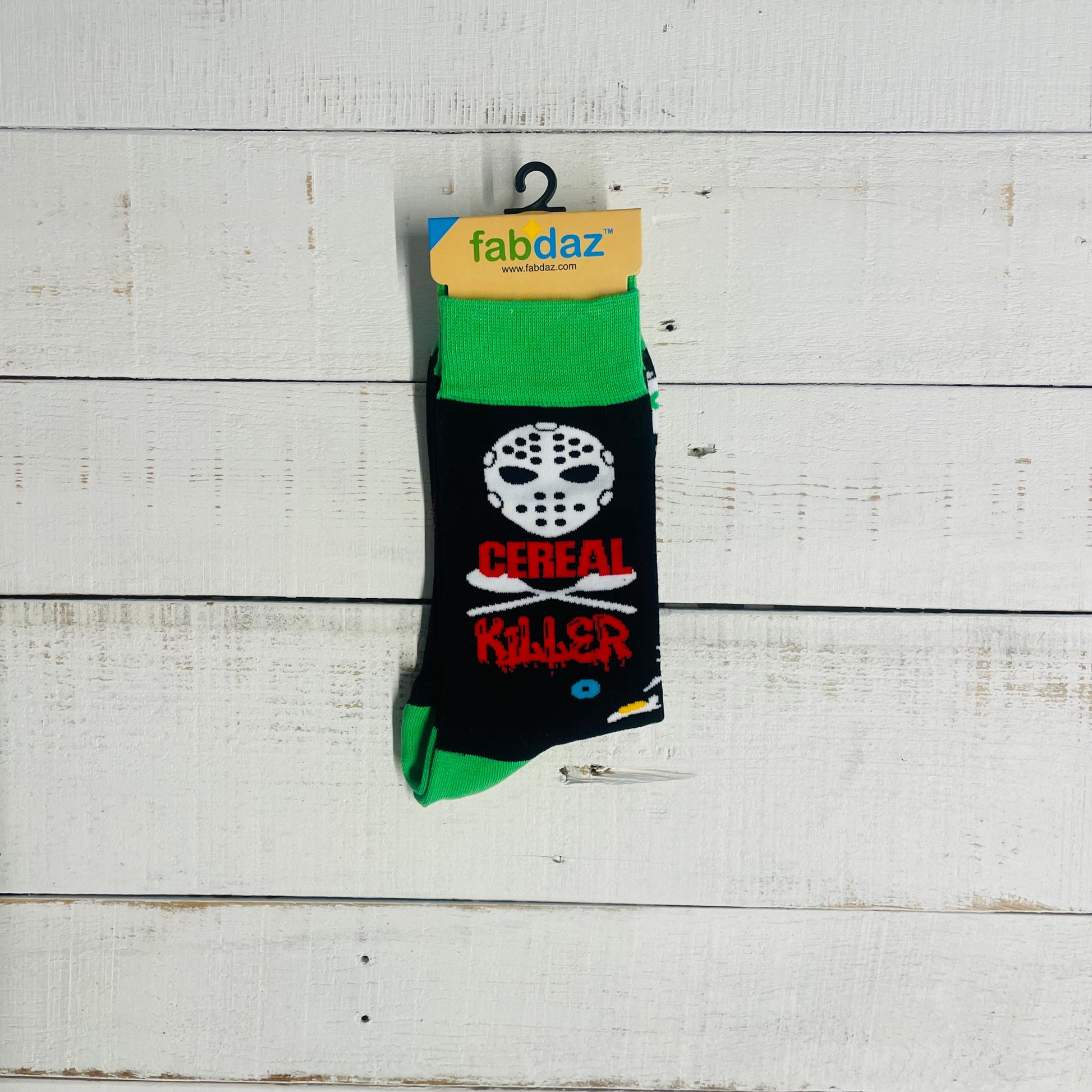 Men's Cereal Killer Novelty Crew Socks