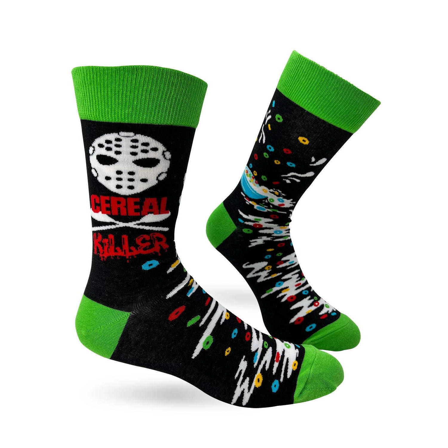 Men's Cereal Killer Novelty Crew Socks