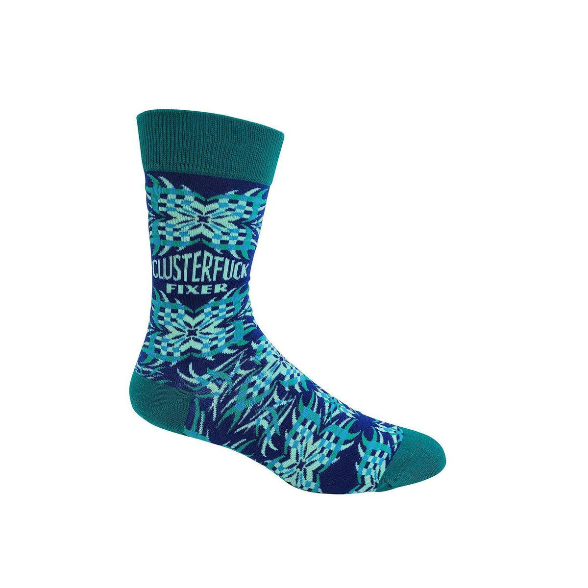 Men's Clusterfuck Fixer Crew Socks-Fabdaz-The Bullish Store