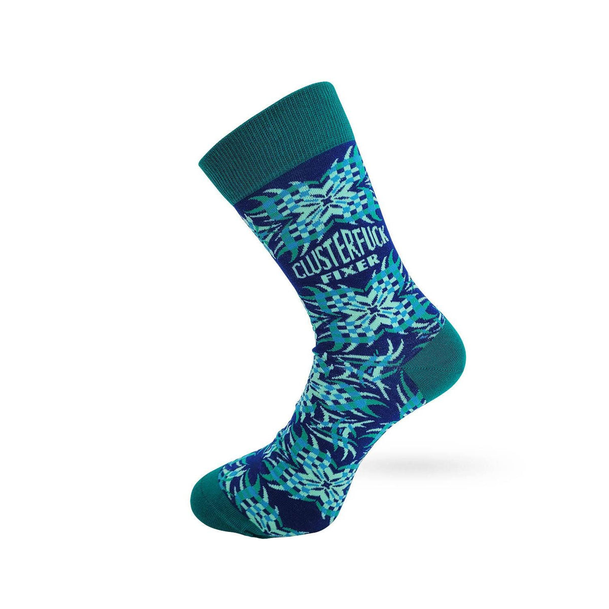 Men's Clusterfuck Fixer Crew Socks-Fabdaz-The Bullish Store