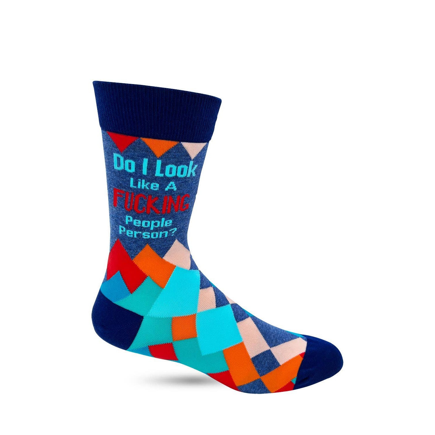 Men's Do I look Like A Fucking People Person Novelty Crew Socks