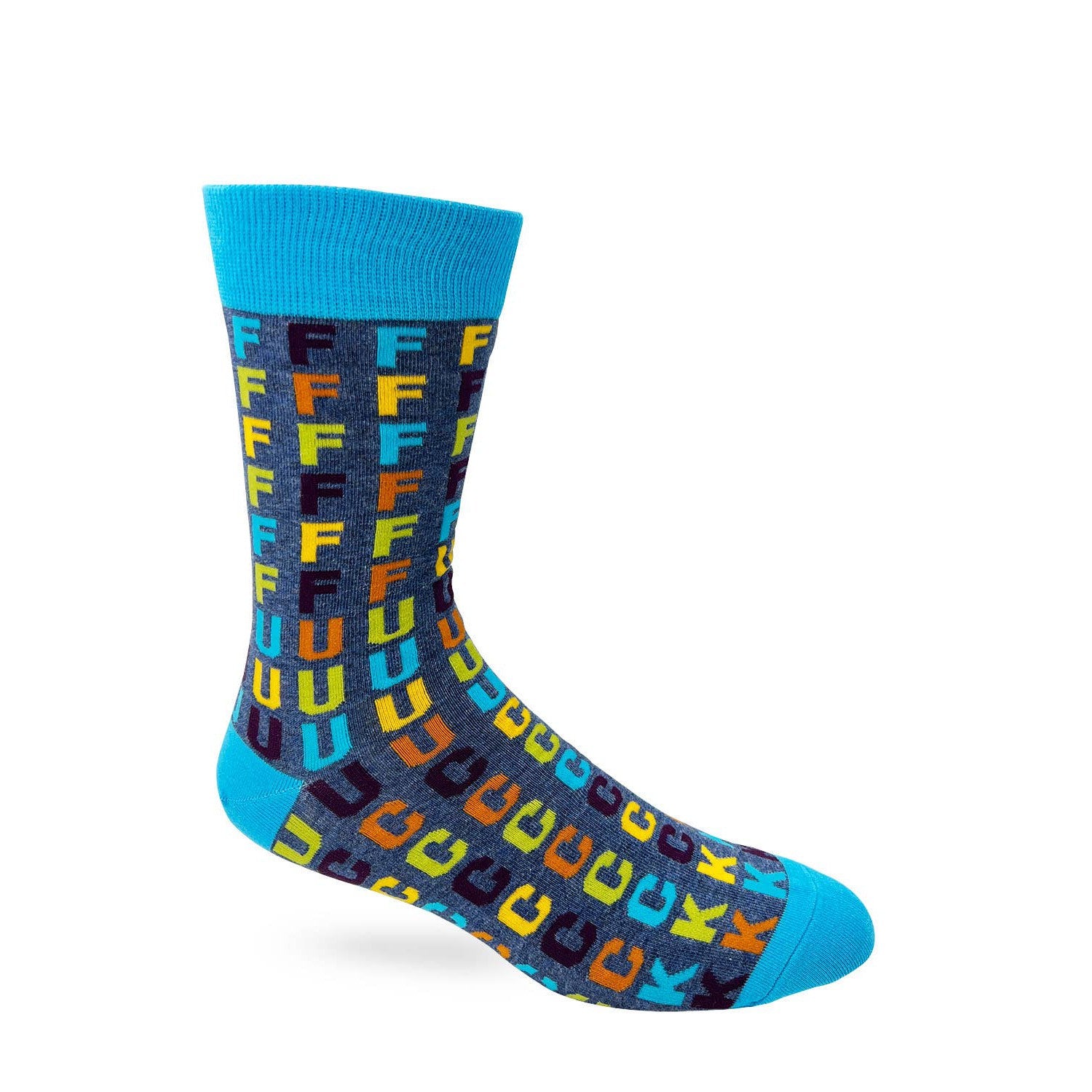 Men's FFFFFFUUUUCCCCCKKK Novelty Crew Socks