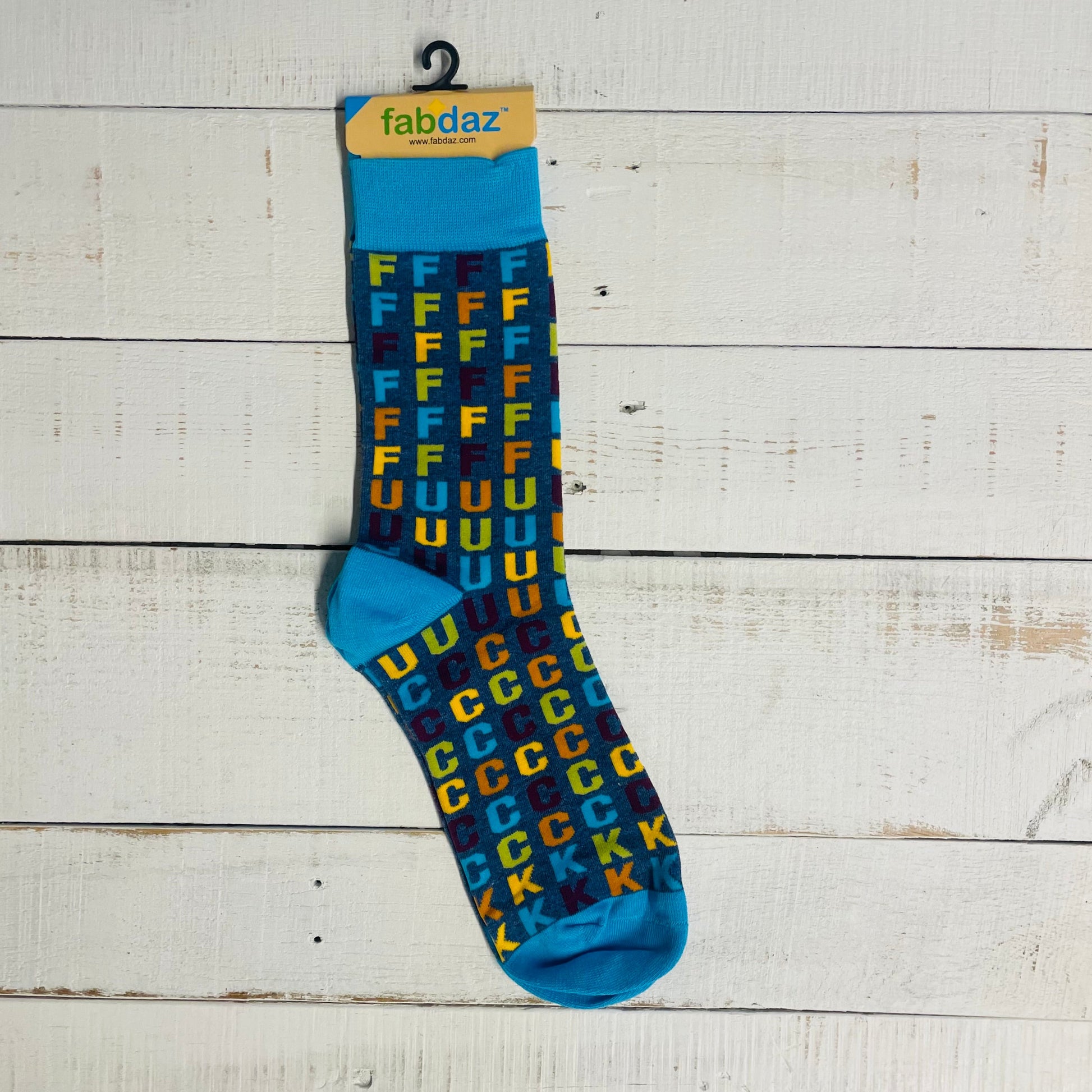 Men's FFFFFFUUUUCCCCCKKK Novelty Crew Socks