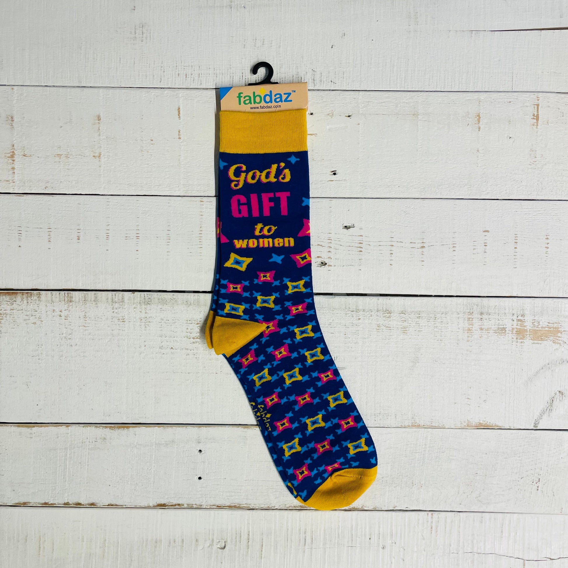 Men's God’s Gift to Women Novelty Crew Socks