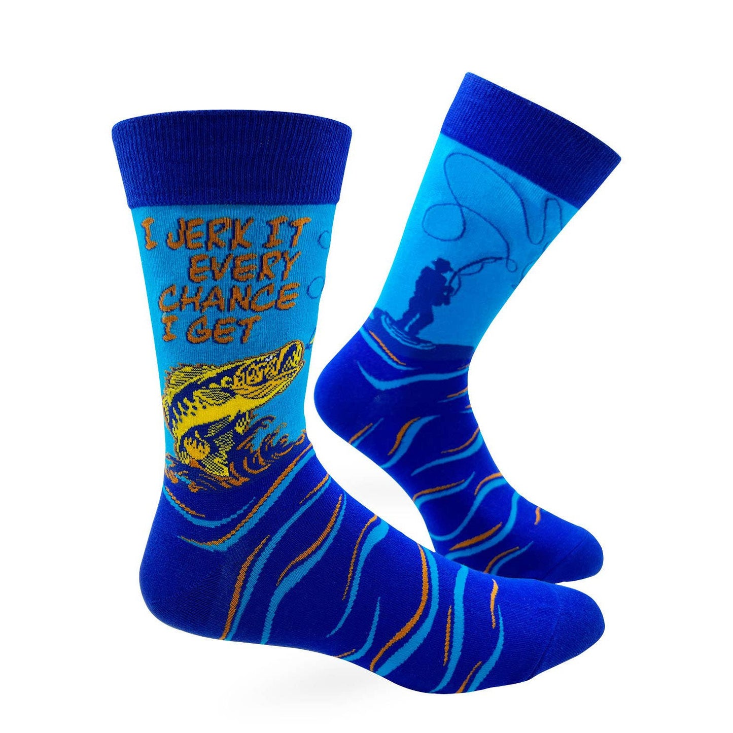 Men's I Jerk It Every Chance I Get Novelty Crew Socks