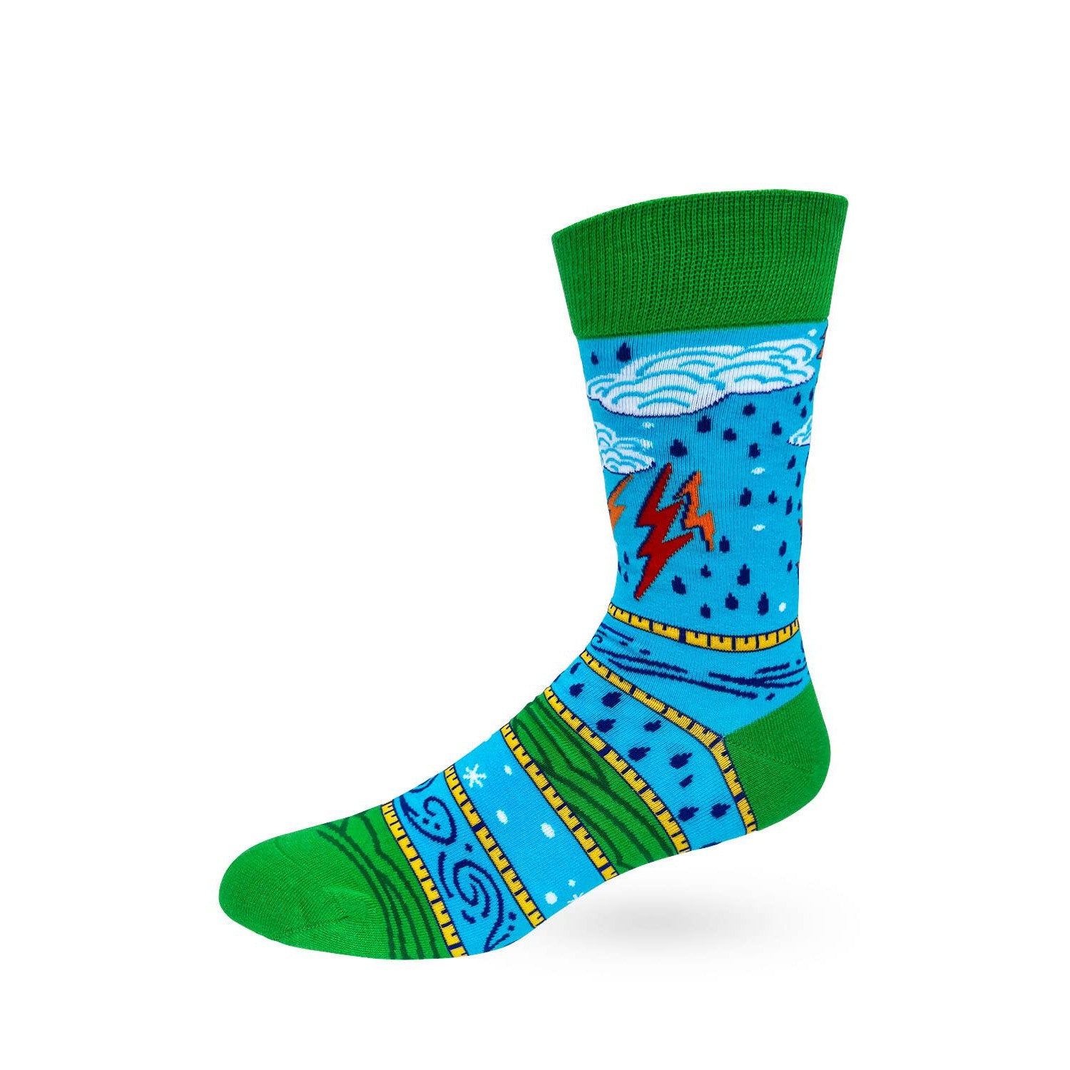 Men's I'm No Weatherman But You Can Expect A Few Inches Tonight Novelty Crew Socks