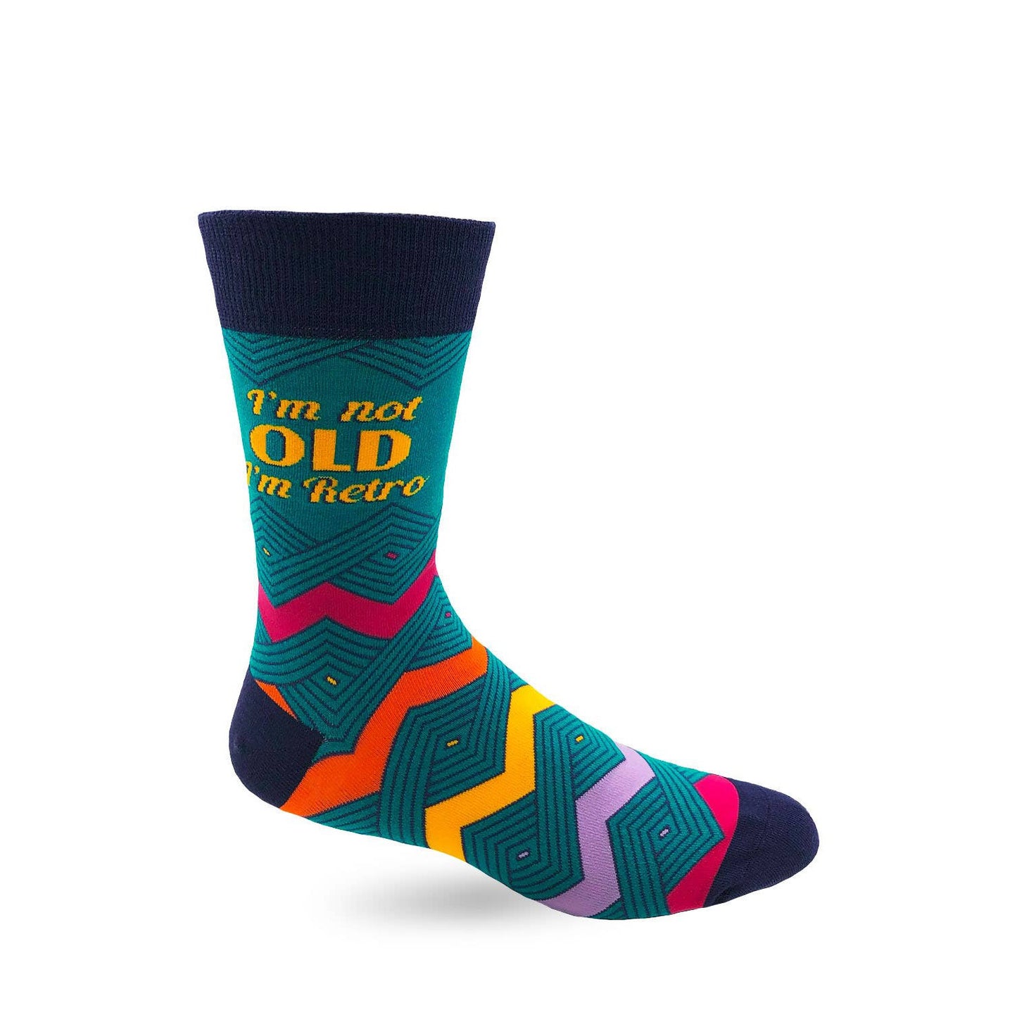 Men's I'm Not Old I'm Retro Novelty Crew Socks