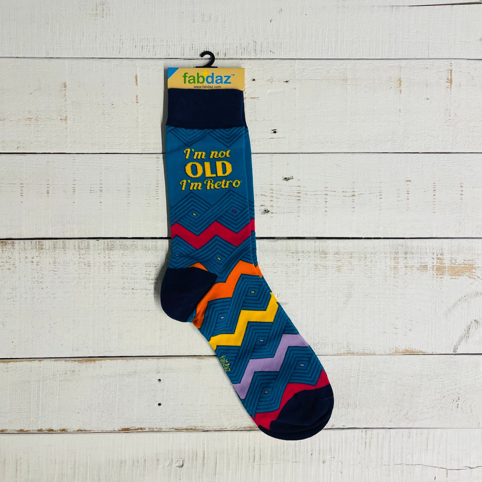 Men's I'm Not Old I'm Retro Novelty Crew Socks