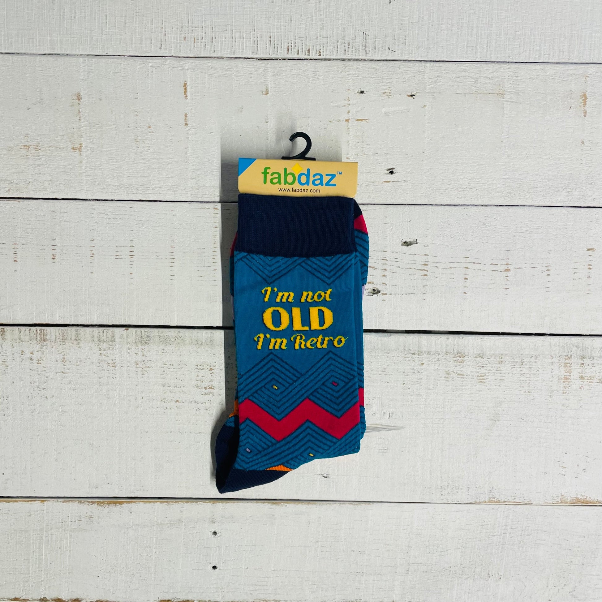 Men's I'm Not Old I'm Retro Novelty Crew Socks