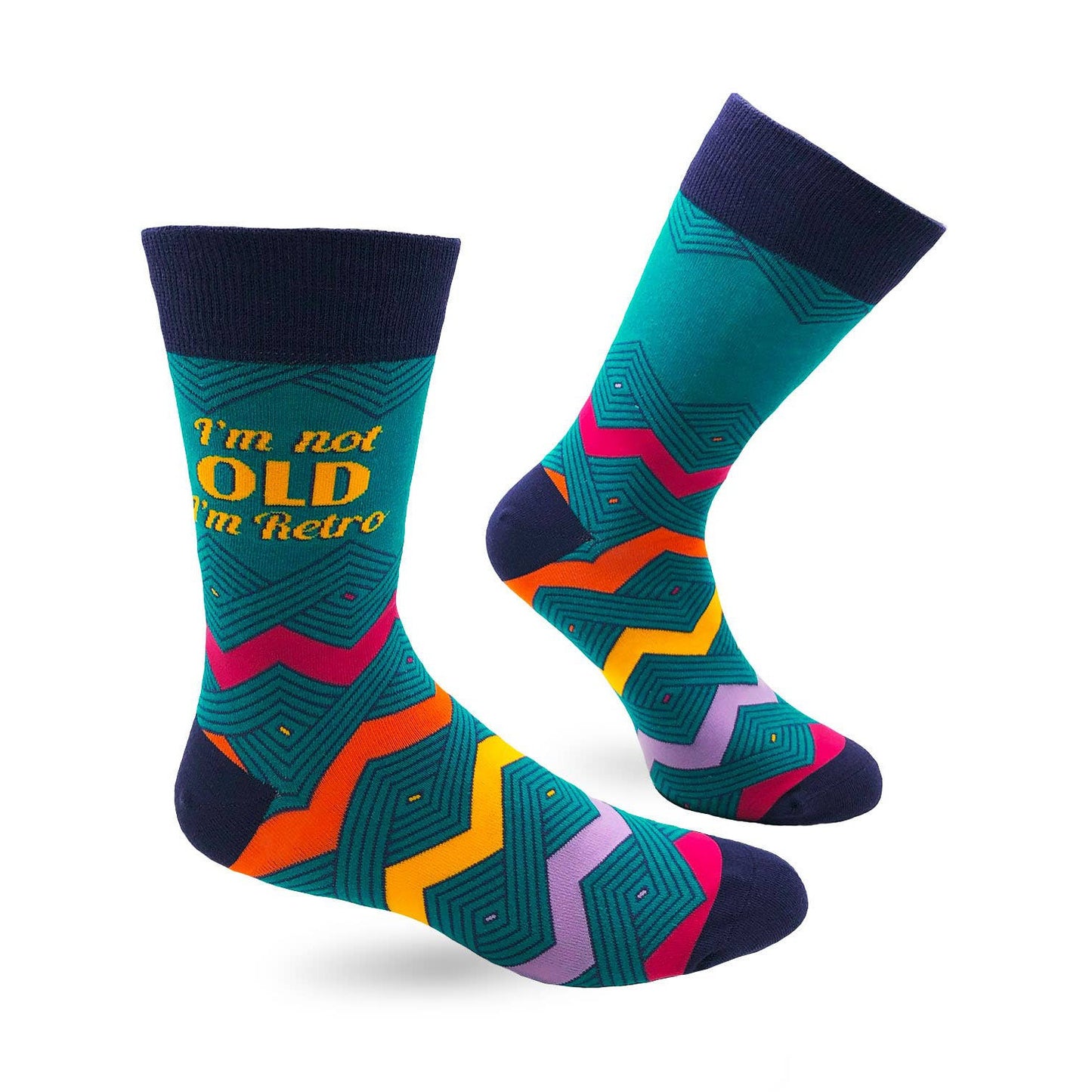 Men's I'm Not Old I'm Retro Novelty Crew Socks