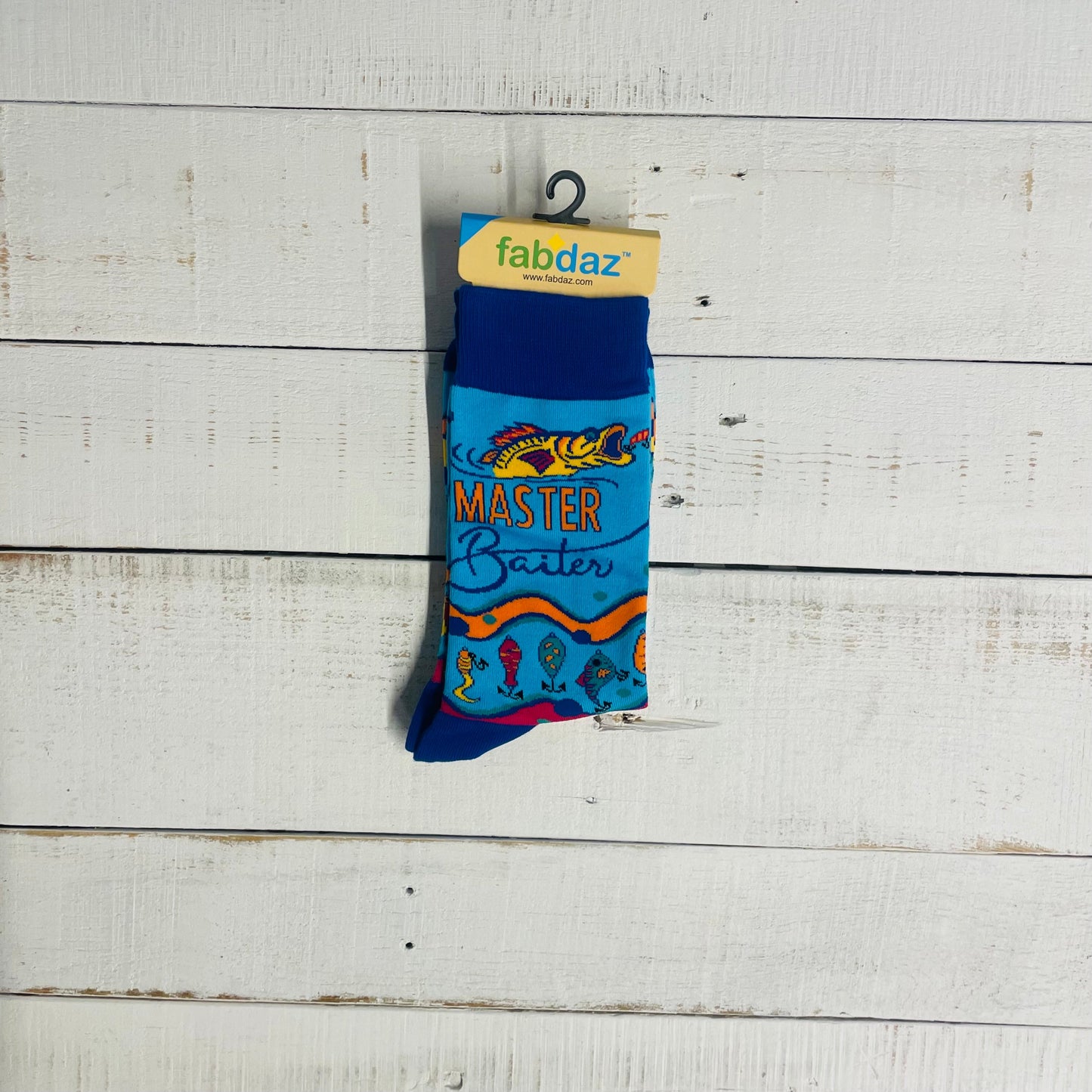 Men's Master Baiter Novelty Crew Socks