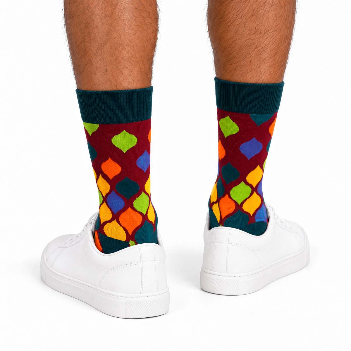 Men's Proud Father of a Few Dumbass Kids Crew Socks-Fabdaz-The Bullish Store