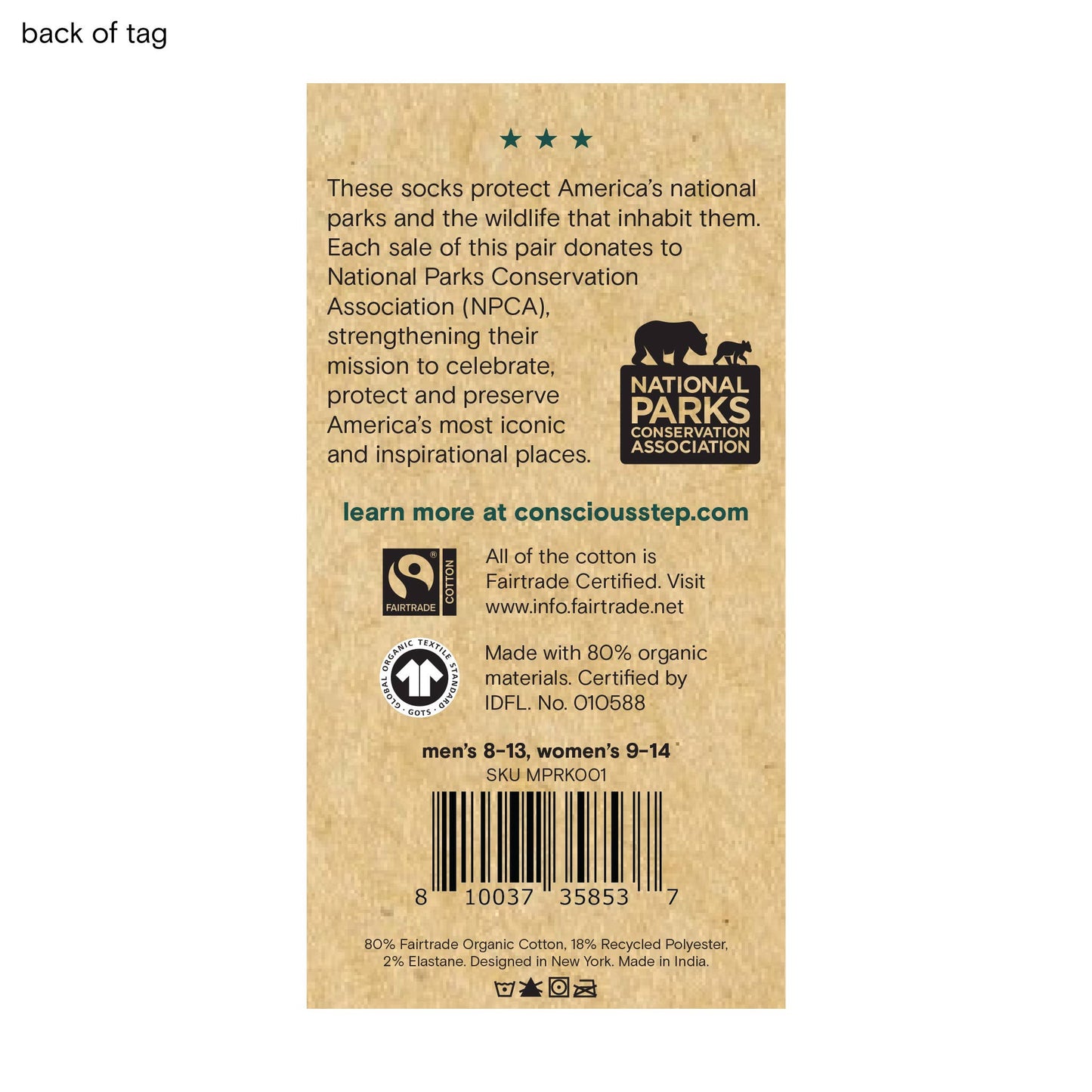 Men's Socks that Protect National Parks (Gray Fish) | Fair Trade | Fits Men's Sizes 8.5-13