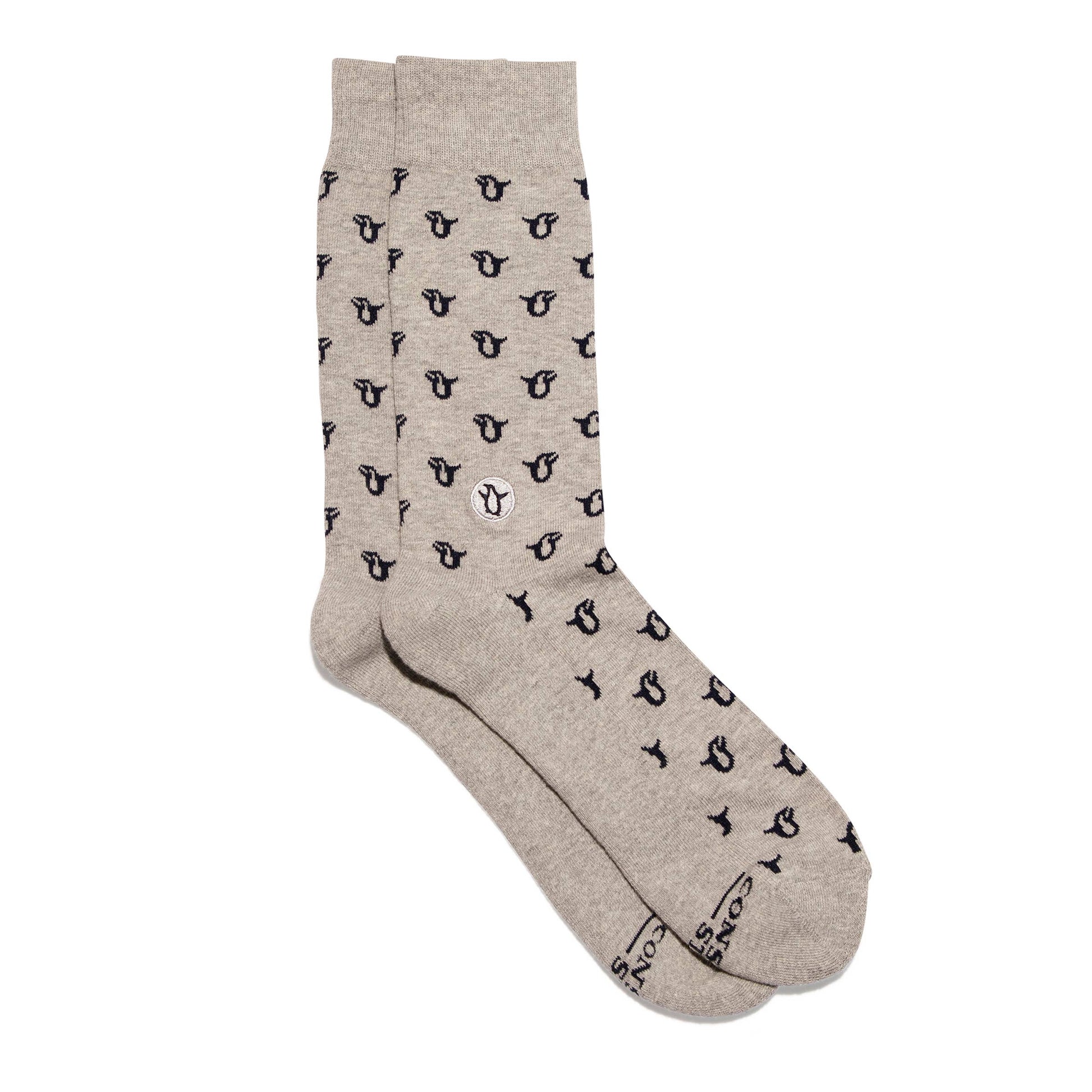 Men's Socks that Protect Penguins | Fair Trade | Fits Men's Sizes 8.5-13