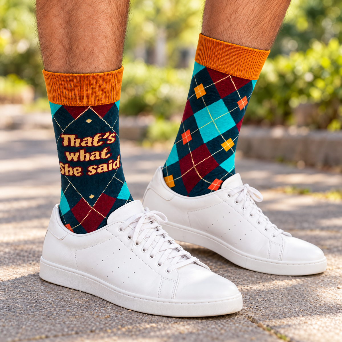 Men's That's What She Said Crew Socks-Fabdaz-The Bullish Store