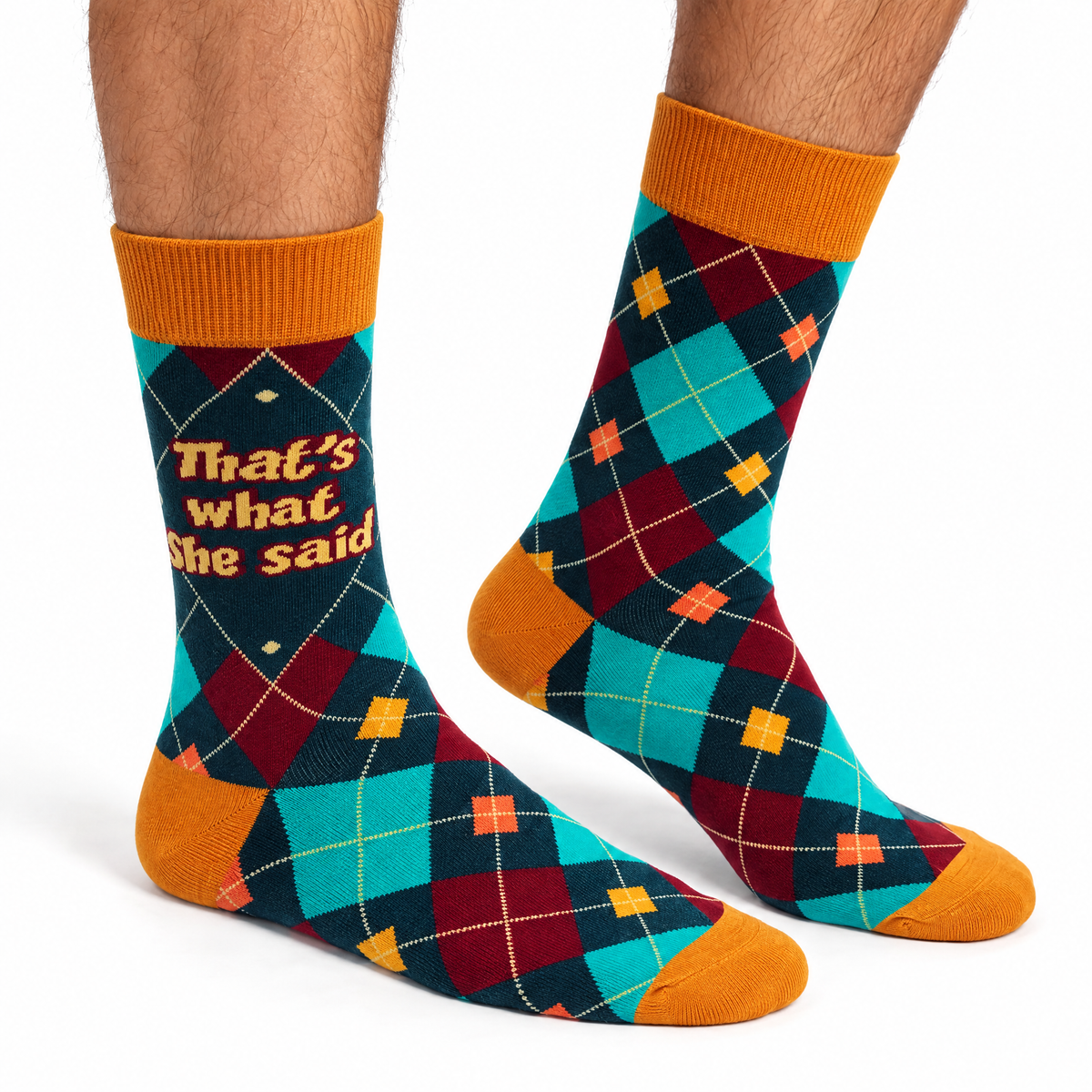 Men's That's What She Said Crew Socks-Fabdaz-The Bullish Store