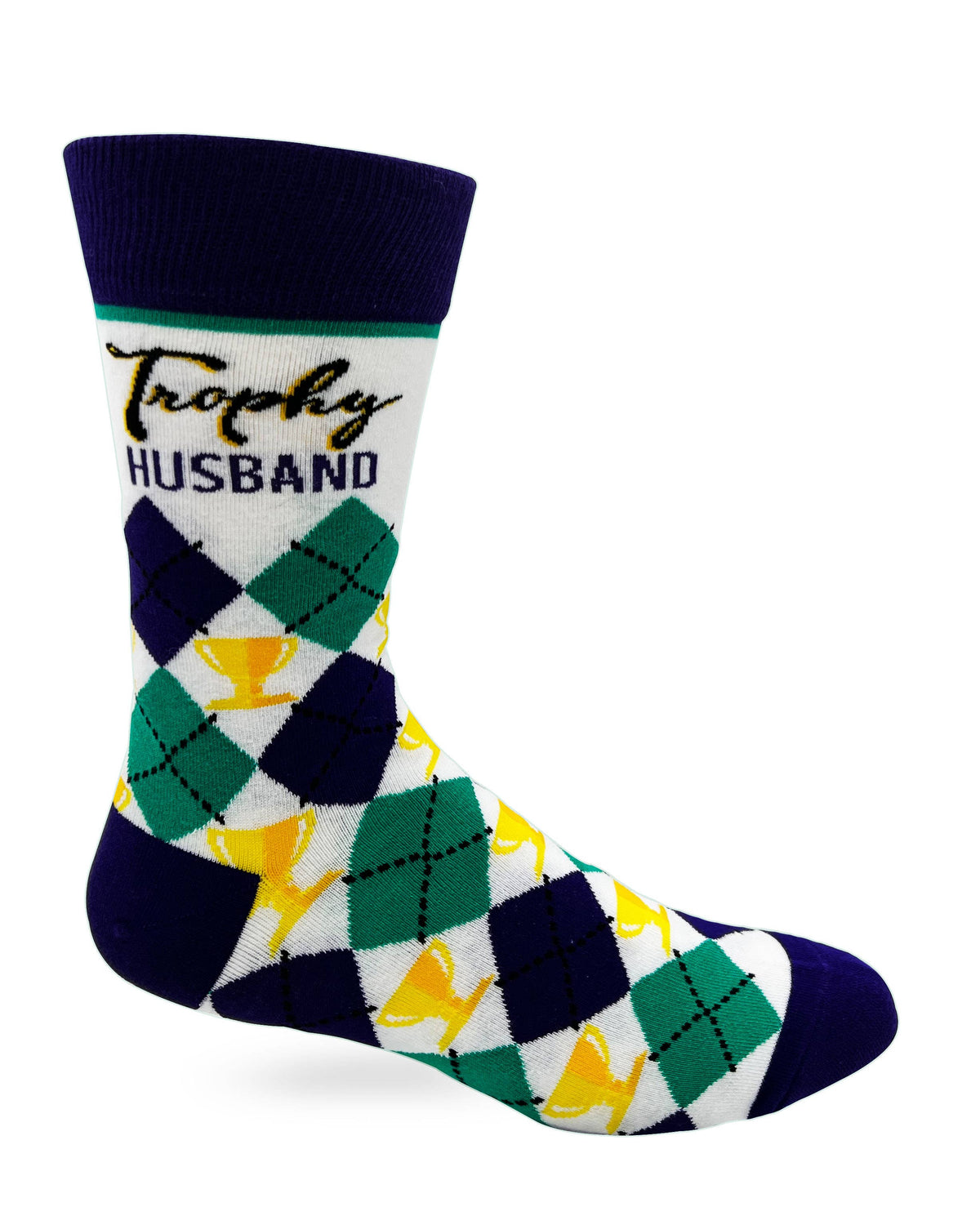 Men's Trophy Husband Crew Socks-Fabdaz-The Bullish Store