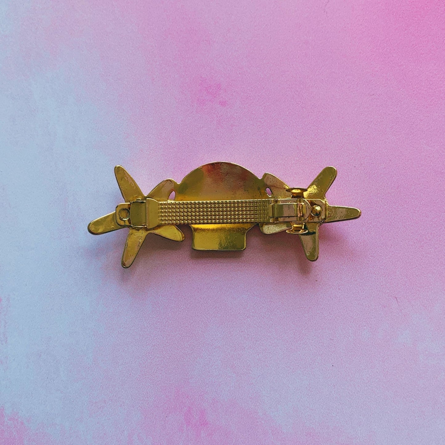 Mermaid Shell Hair Barrette | Gold Seashell Hair Clip