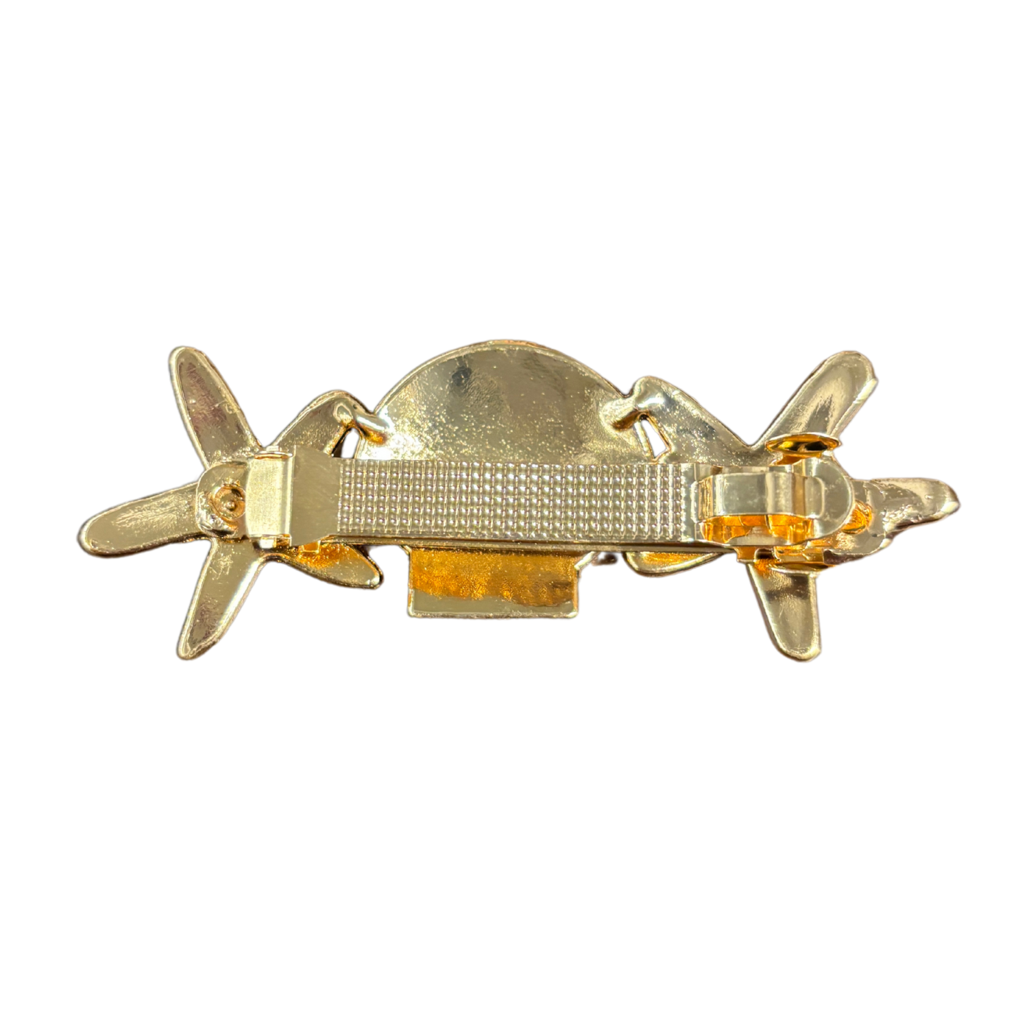 Mermaid Parade Gold Hair Clip with Sea Stars and Shell