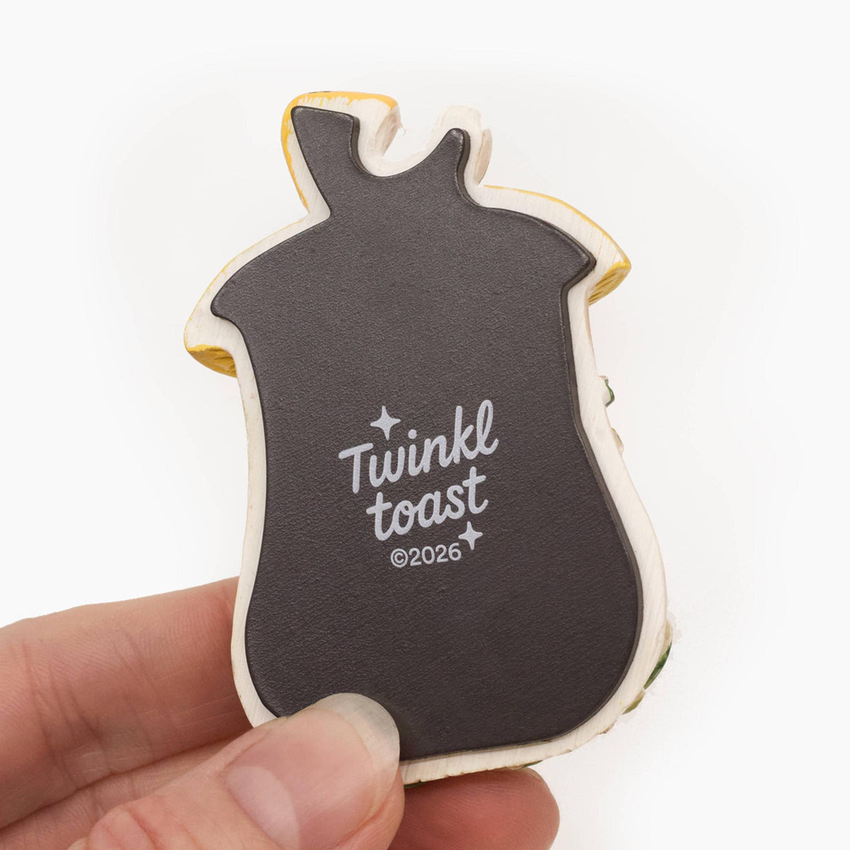 Merry Mushroom Fridge Magnet | Hand-Painted 70s Retro Resin-Twinkltoast-The Bullish Store